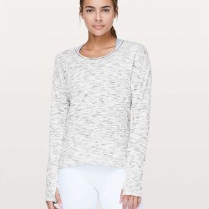 lululemon athletica grey Long Sleeve Top